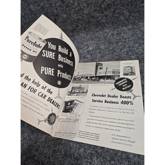 Pure Oil Company Advertising Car Dealer Brochure Catalog 40s 50s They Agree - Picture 5 of 7